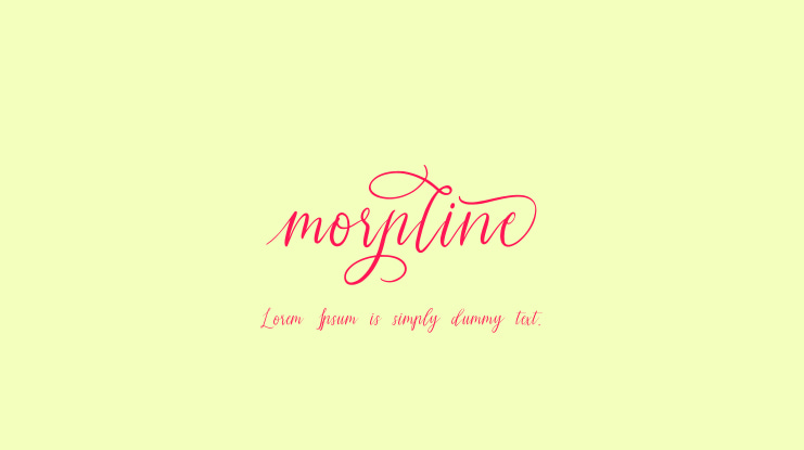 Morpline Font