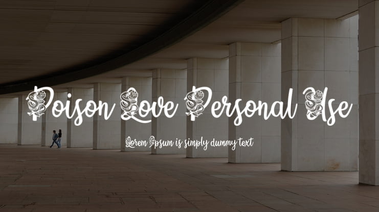 Poison Love Personal Use Font