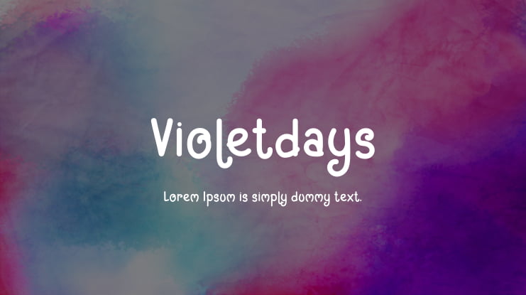 Violetdays Font