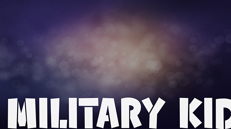 Military Kid Font