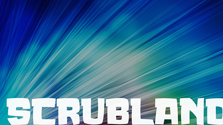 SCRUBLAND Font