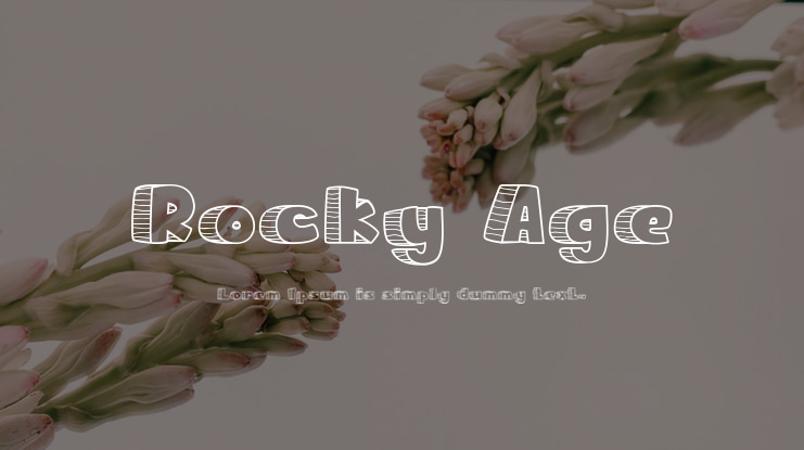 Rocky Age Font