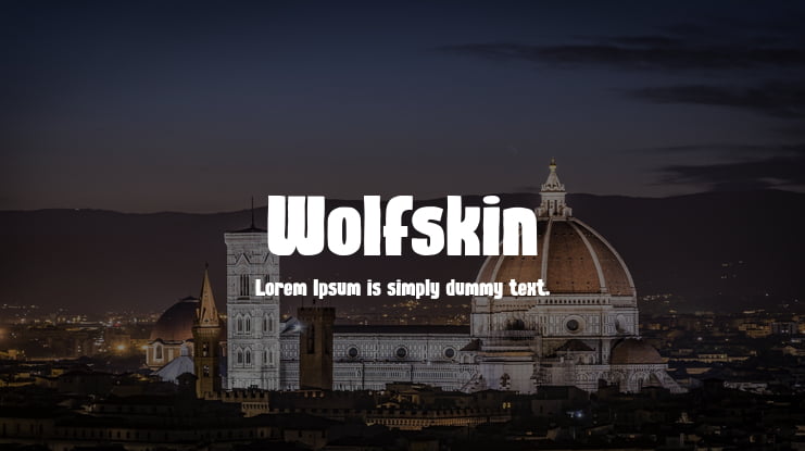 Wolfskin Font