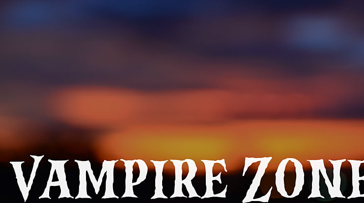 Vampire Zone Font