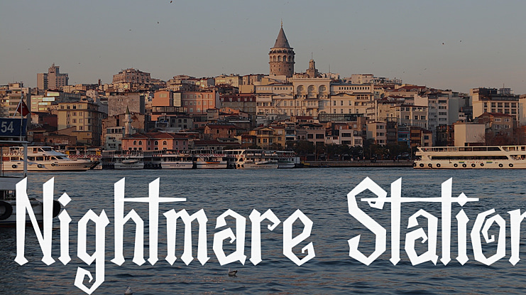 Nightmare Station Font