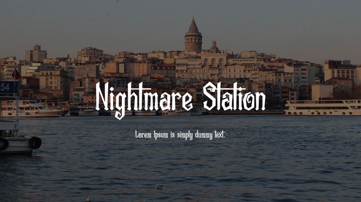 Nightmare Station Font