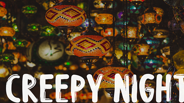 Creepy Night Font