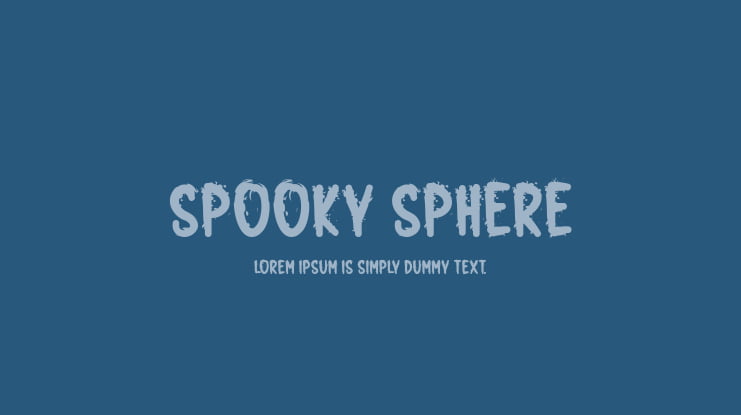 Spooky Sphere Font