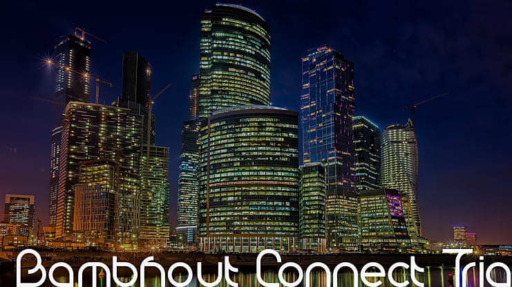 Bambhout Connect Trial Font