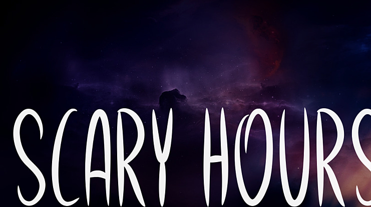 Scary Hours Font