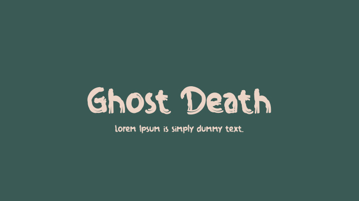 Ghost Death Font