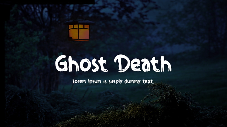 Ghost Death Font