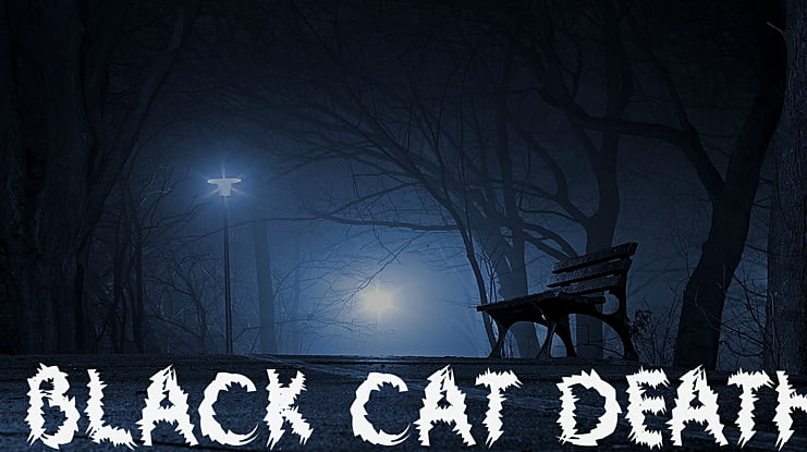 Black Cat Death Font