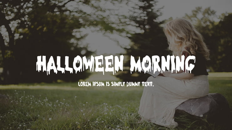 Halloween Morning Font