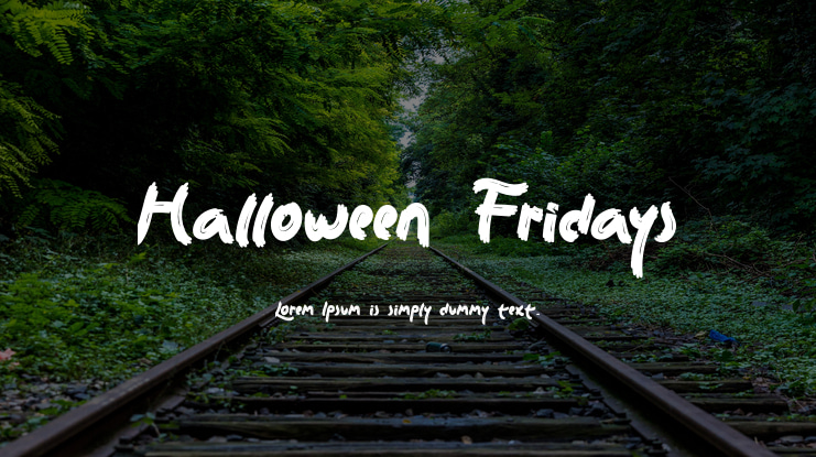 Halloween Fridays Font