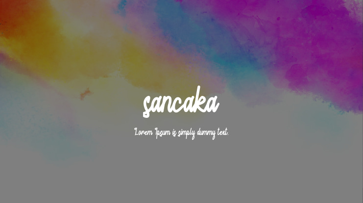 sancaka Font