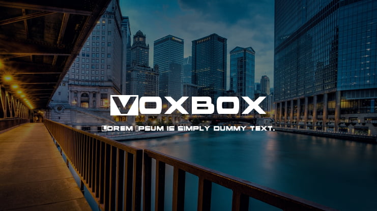 Voxbox Font