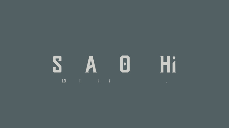 Shadow Hill Font