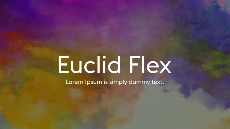 Euclid Flex Font Family