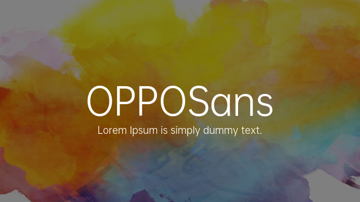 OPPOSans Font Family