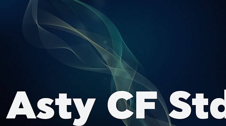 Asty CF Std Font Family