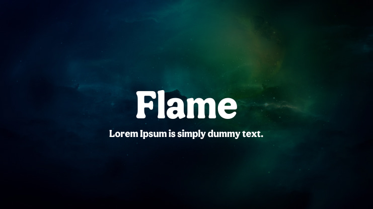 Flame Font Family