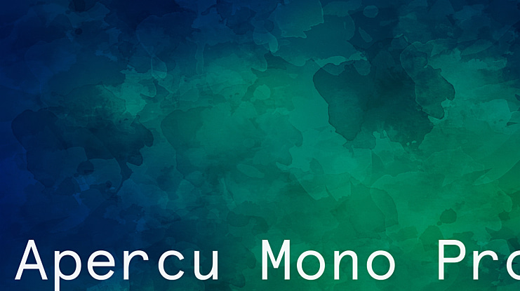 Apercu Mono Pro Font Family