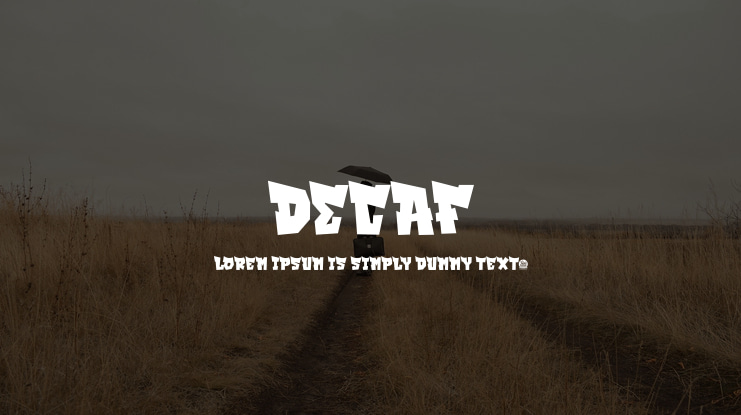 DECAF Font