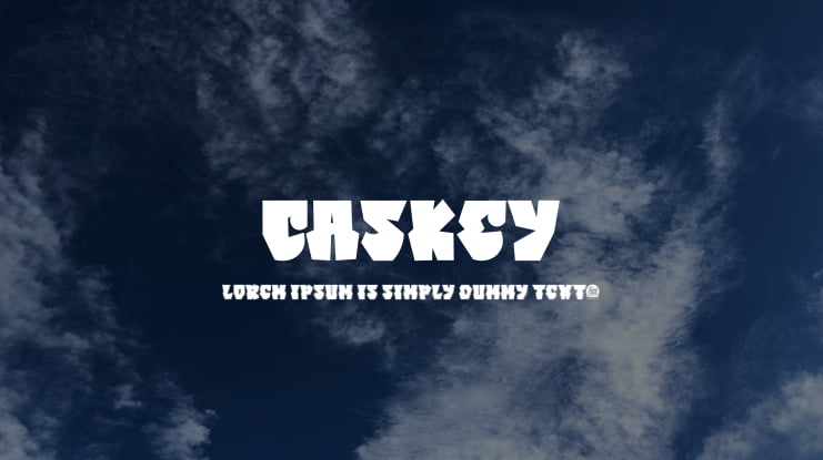 Caskey Font Family