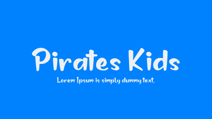 Pirates Kids Font