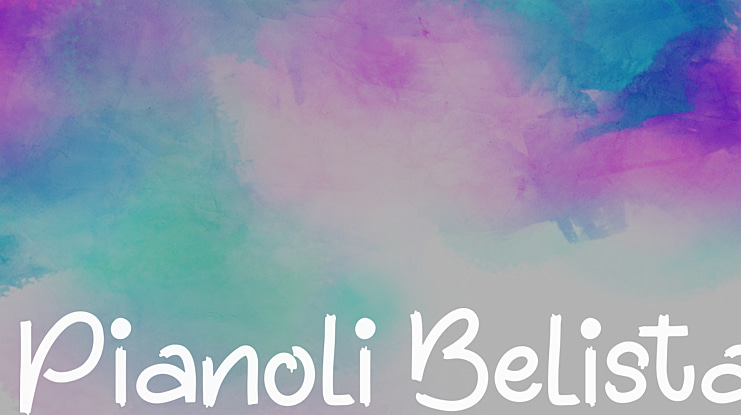 Pianoli Belista Font