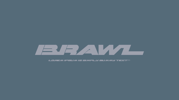Brawl Font