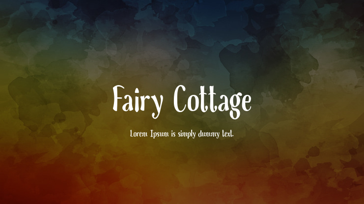 Fairy Cottage Font
