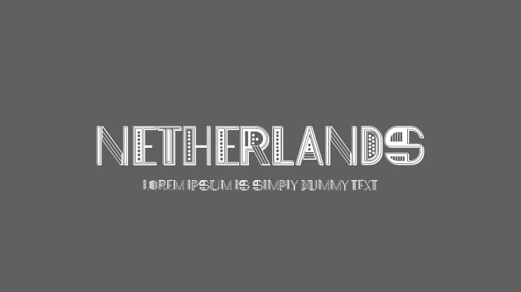 Netherlands Font