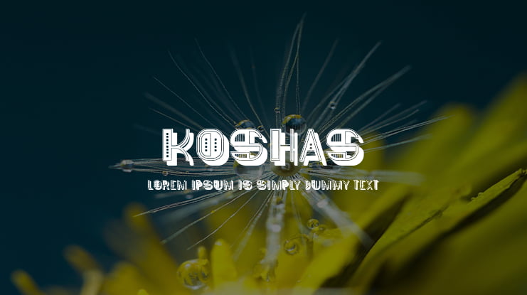 Koshas Font