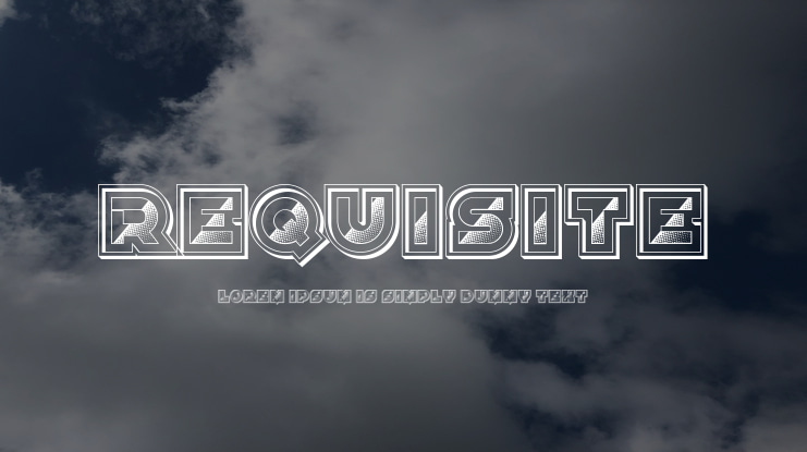Requisite Font