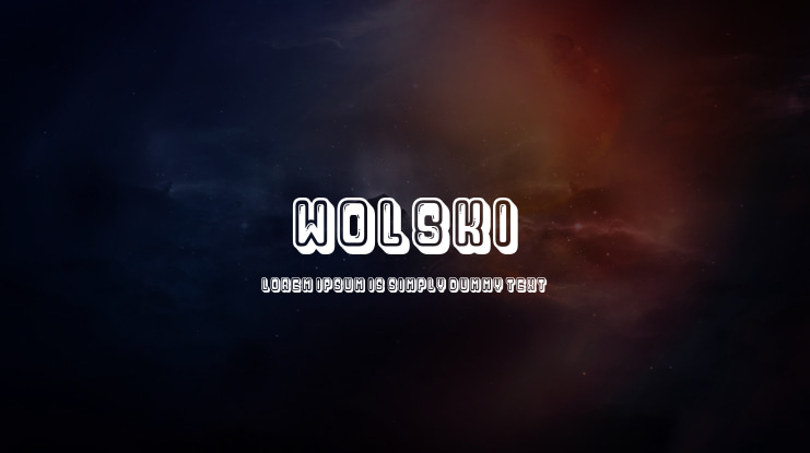 Wolski Font