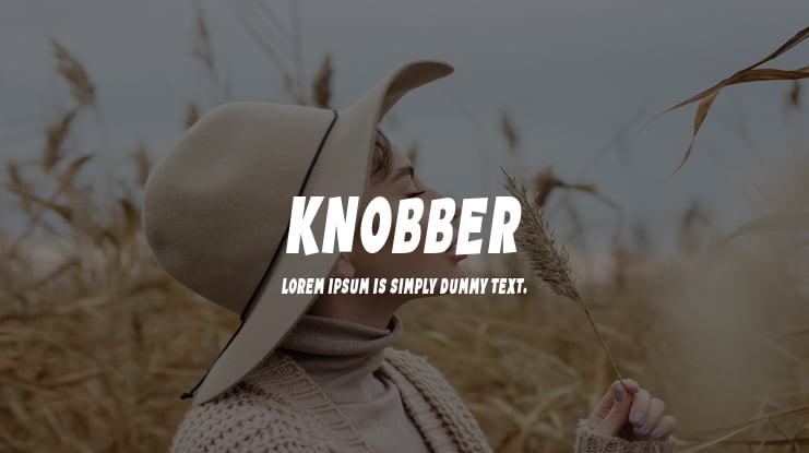 Knobber Font