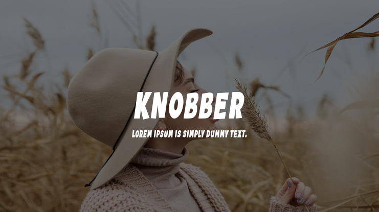 Knobber Font