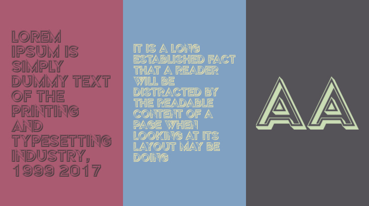 Sakat Hollow Font Family