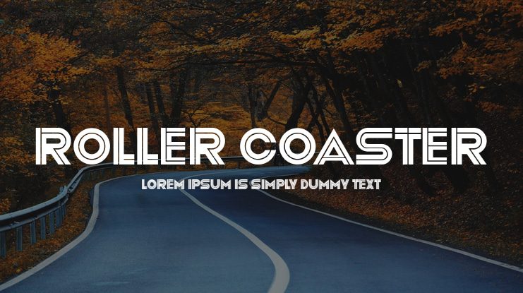 Roller Coaster Font