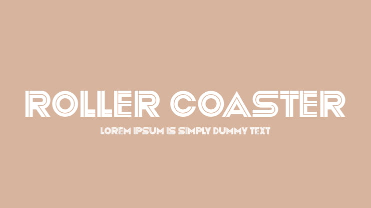 Roller Coaster Font