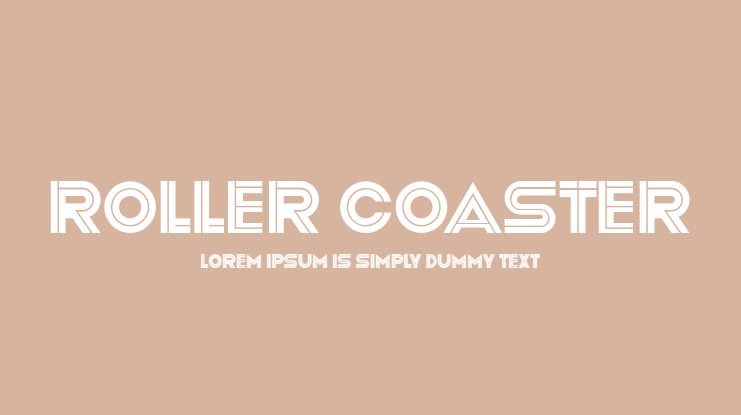 Roller Coaster Font