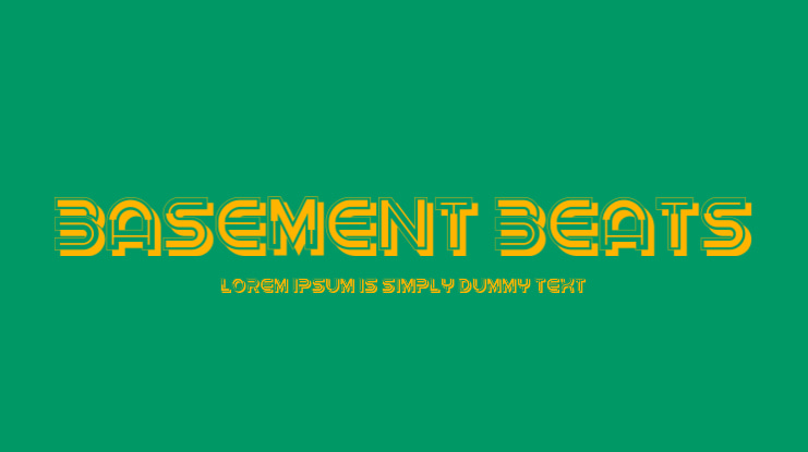Basement Beats Font