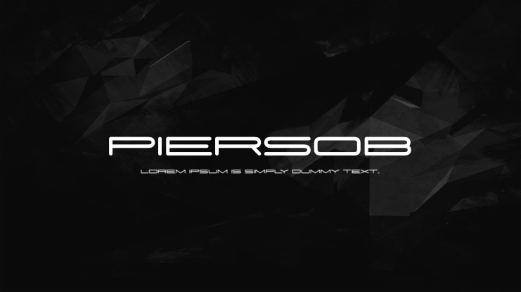 Piersob Font