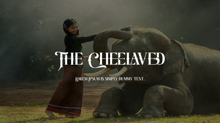 The Cheelaved Font