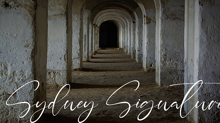 Sydney Signature Font