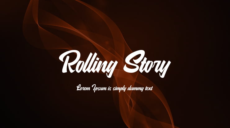 Rolling Story Font