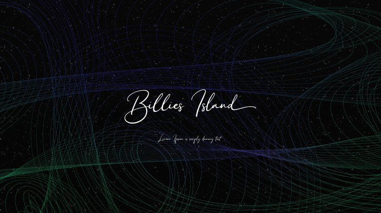 Billies Island Font