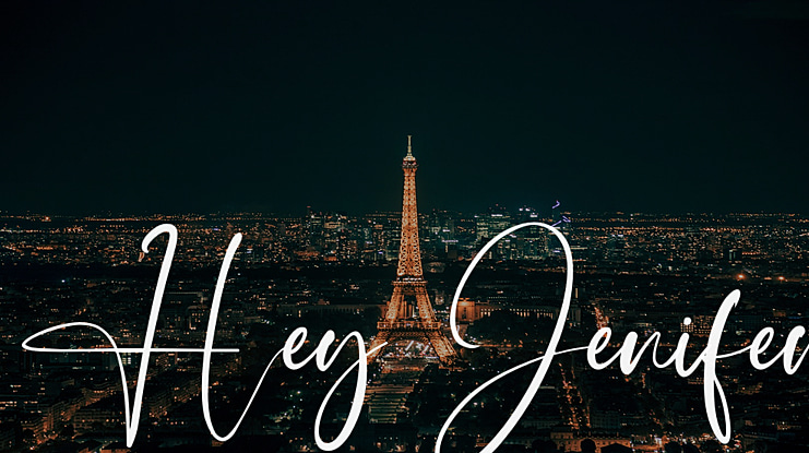 Hey Jenifer Font